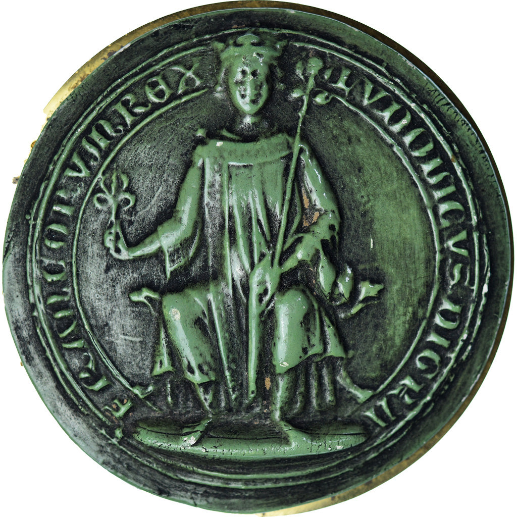 France, Médaille, Sceau Royal restrike - Capétiens, TTB+, Gilt Bronze