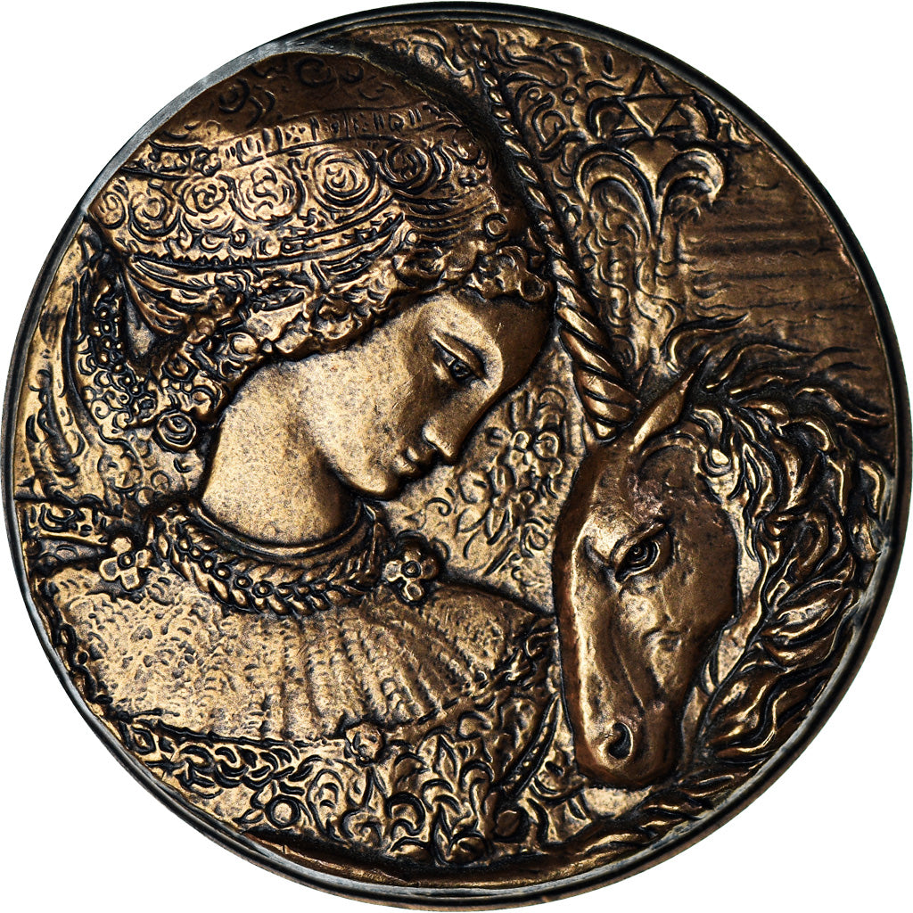 France, Medal, The Fifth Republic, Gustave Moreau, Arts & Culture, mocquot