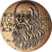 Francia, medalla, Léonard de Vinci, Arts & Culture, 1968, Joly, SC, Bronce
