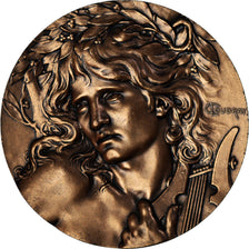 France, Médaille, Art Nouveau, Musique, Coudray, SPL, Bronze