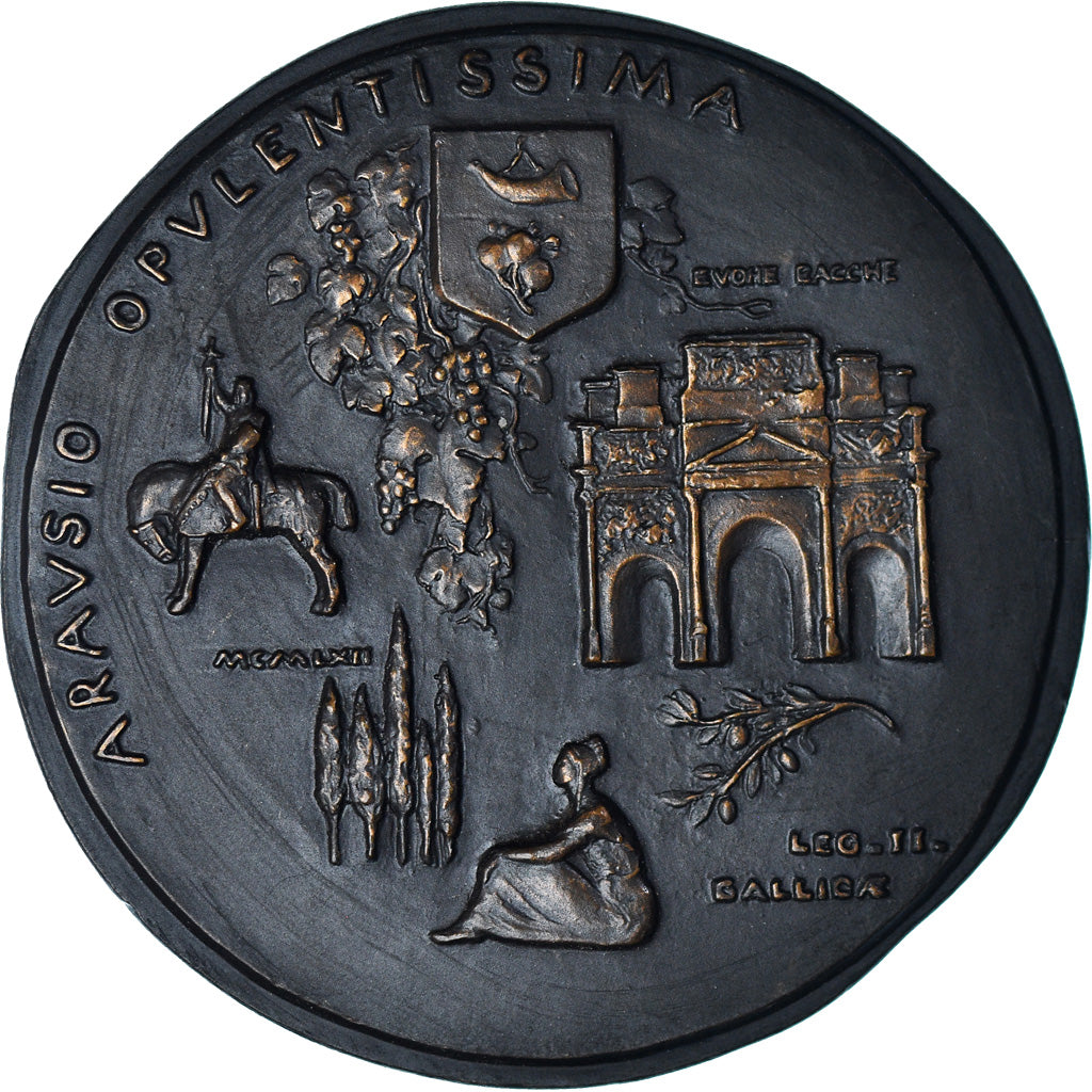 France, Medal, Ville d'Orange - Aravio Opvlentissima, 1962, Courbier, AU(55-58)