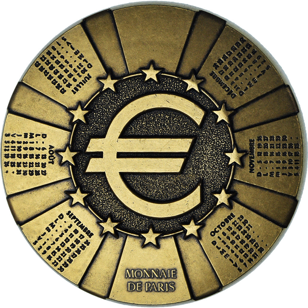 França, medalha, Semeuse - Calendrier, 2000, AU(55-58), Bronze