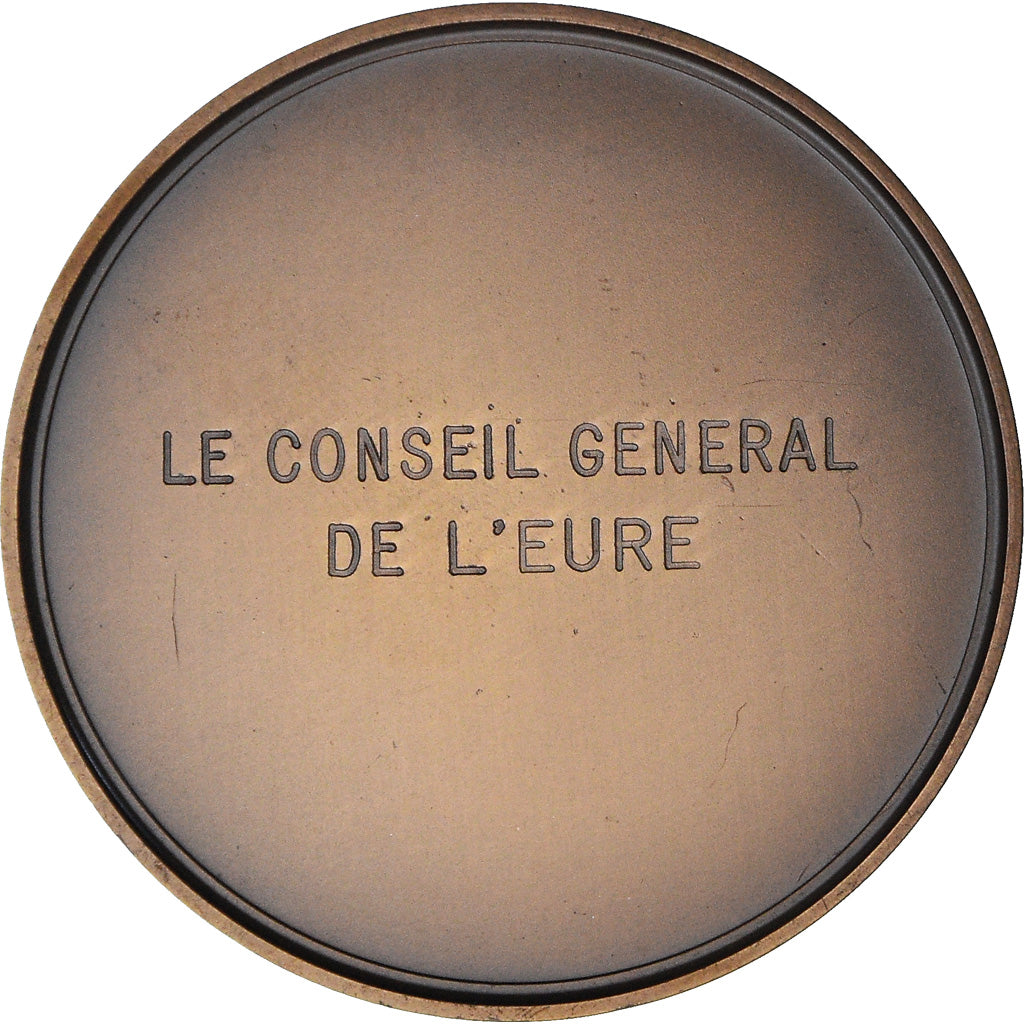 Francia, medalla, Conseil général de l'Eure, Politics, Society, War, 1977