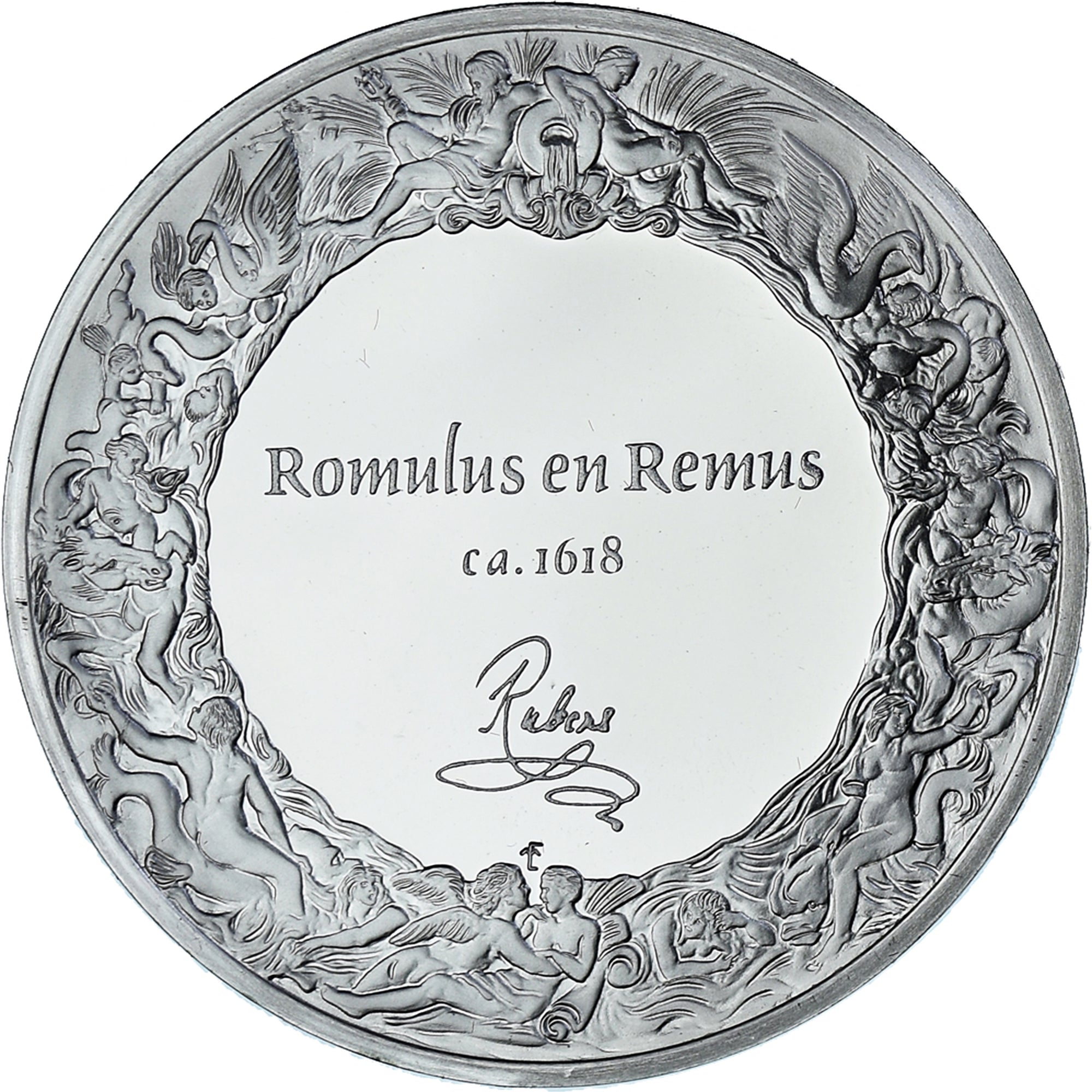 Francia, medaglia, Peinture, Rubens, Romulus et Rémus, 1980, Proof, SPL