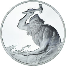 Frankreich, Medaille, Peinture, Rubens - VULCANUS, 1980, Proof, VZ+, Silber