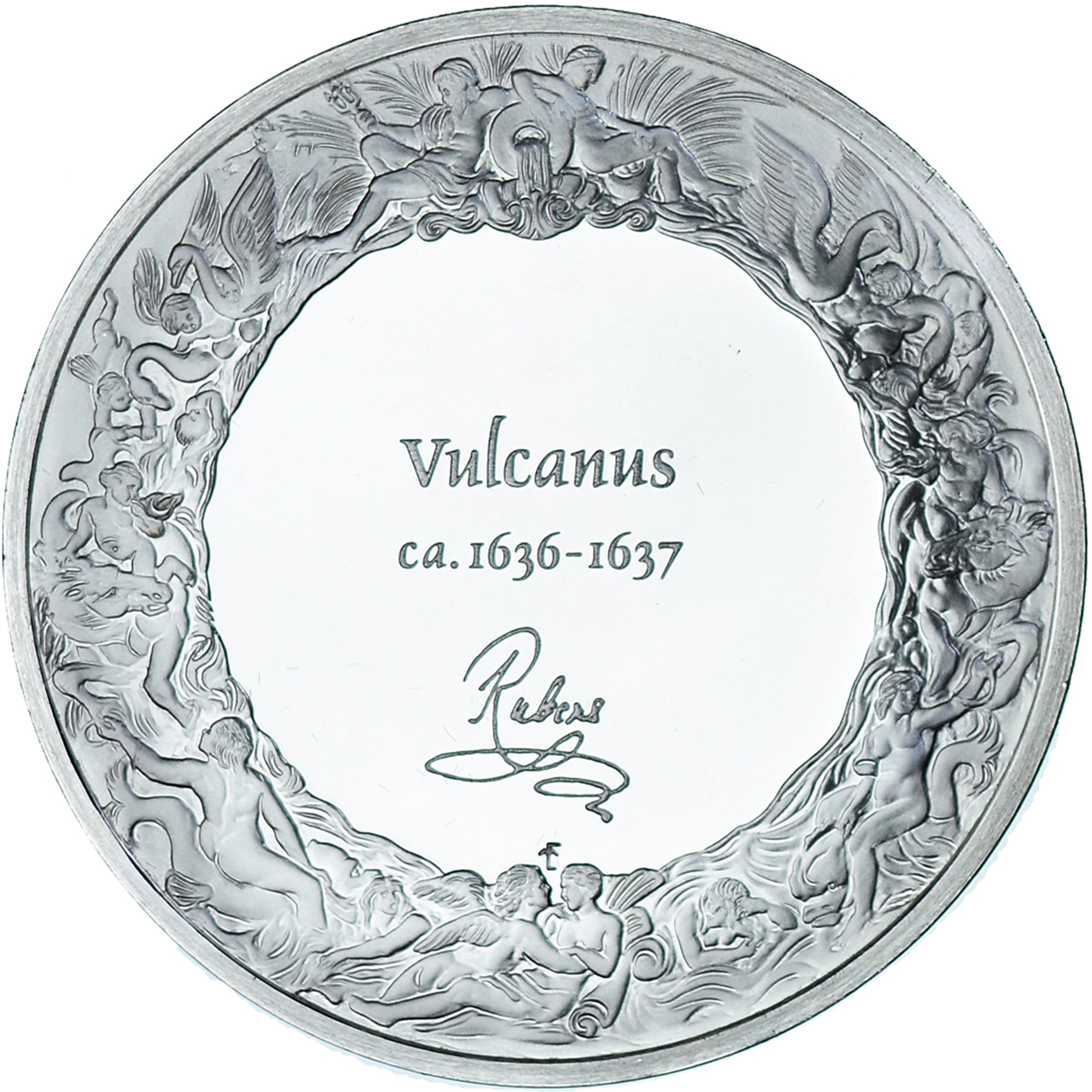 Frankreich, Medaille, Peinture, Rubens - VULCANUS, 1980, Proof, VZ+, Silber