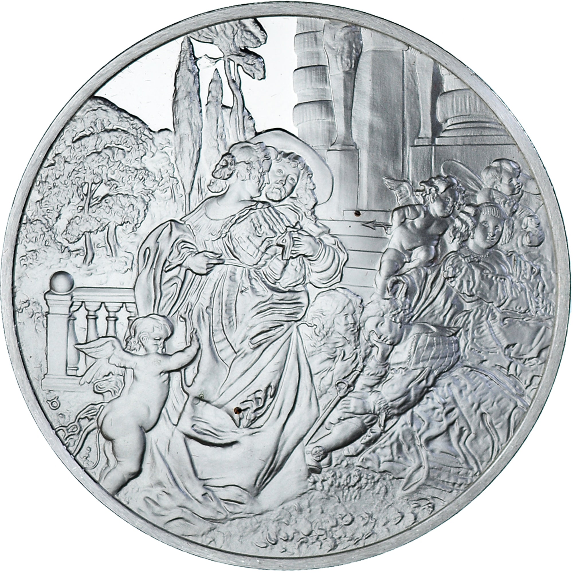 France, Medal, Peinture, Rubens - De Liefdestuin, 1980, Proof, MS(60-62), Silver