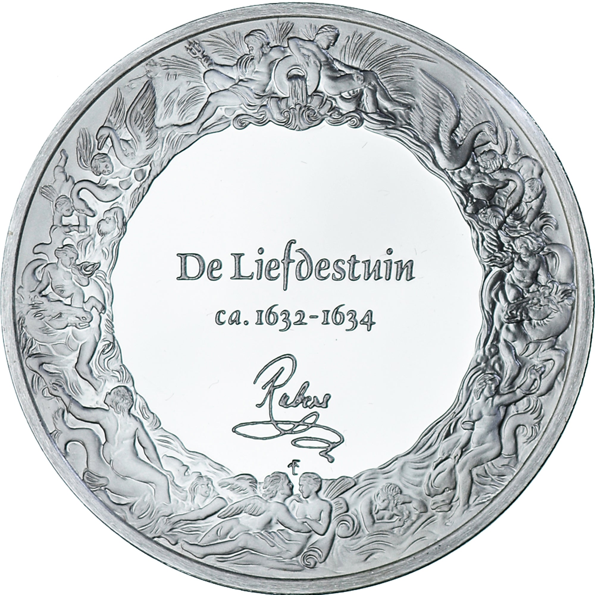 France, Medal, Peinture, Rubens - De Liefdestuin, 1980, Proof, MS(60-62), Silver