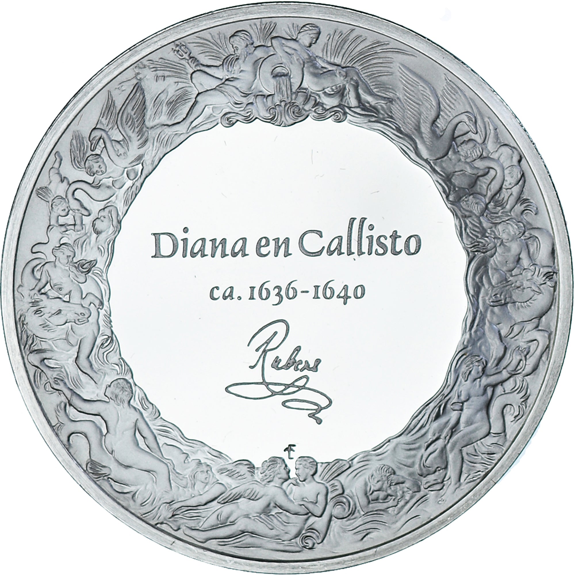 Francia, medaglia, Peinture, Rubens - Diana en Callisto, 1980, Proof, SPL