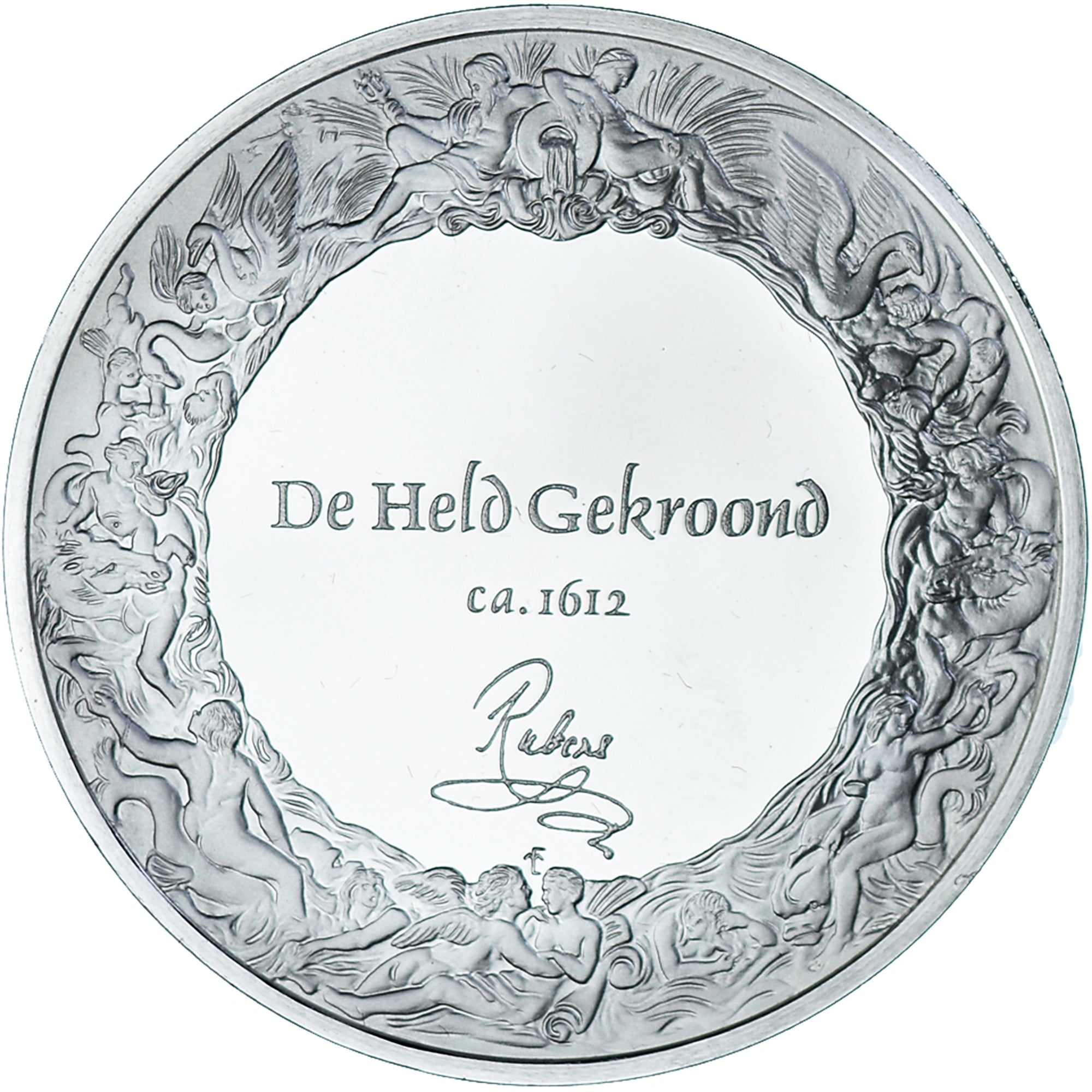 France, Medal, Peinture, Rubens - De Held Gekroond, 1980, Proof, MS(60-62)