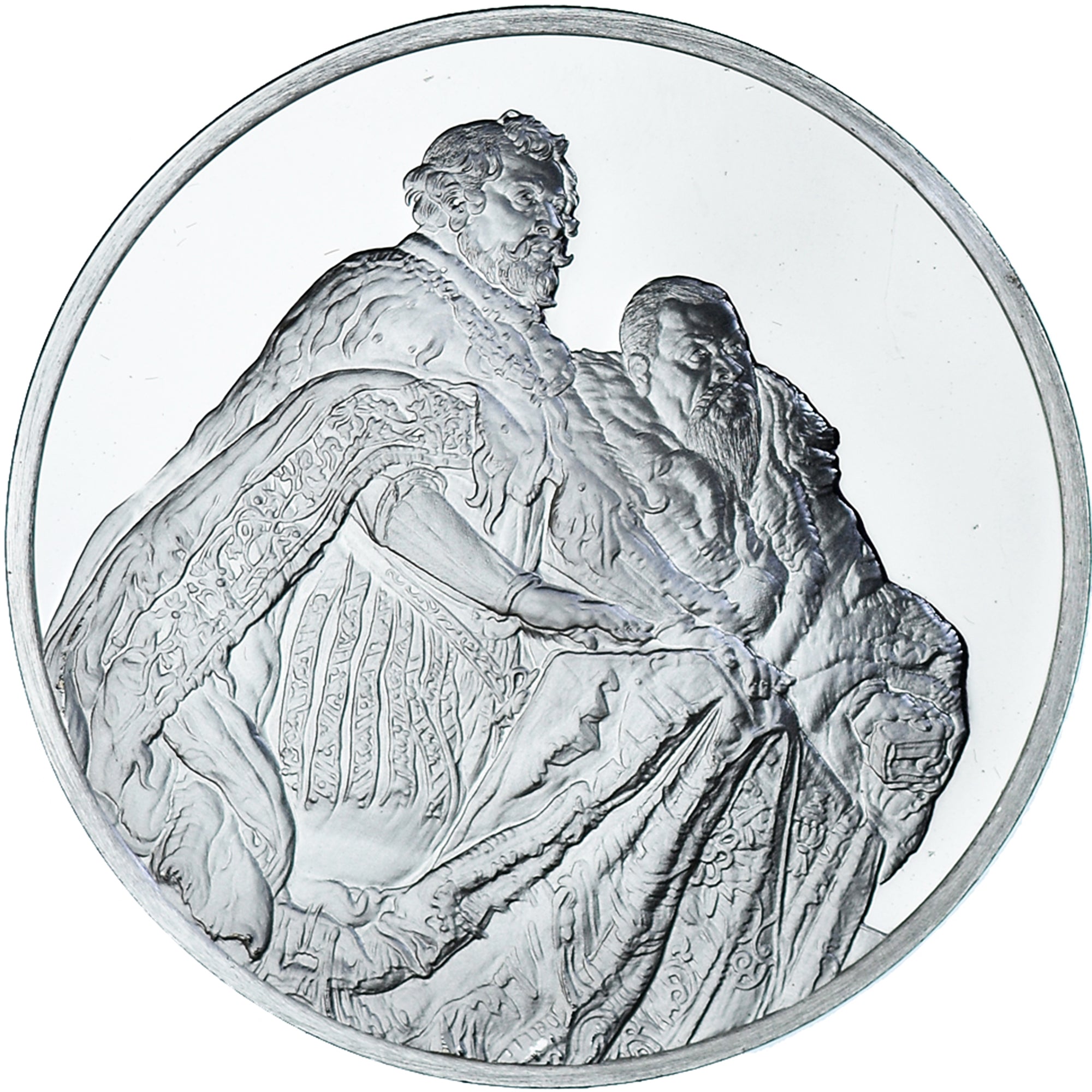 France, Médaille, Peinture, Rubens - De Familie Gonzaga in Aanbidding voor de