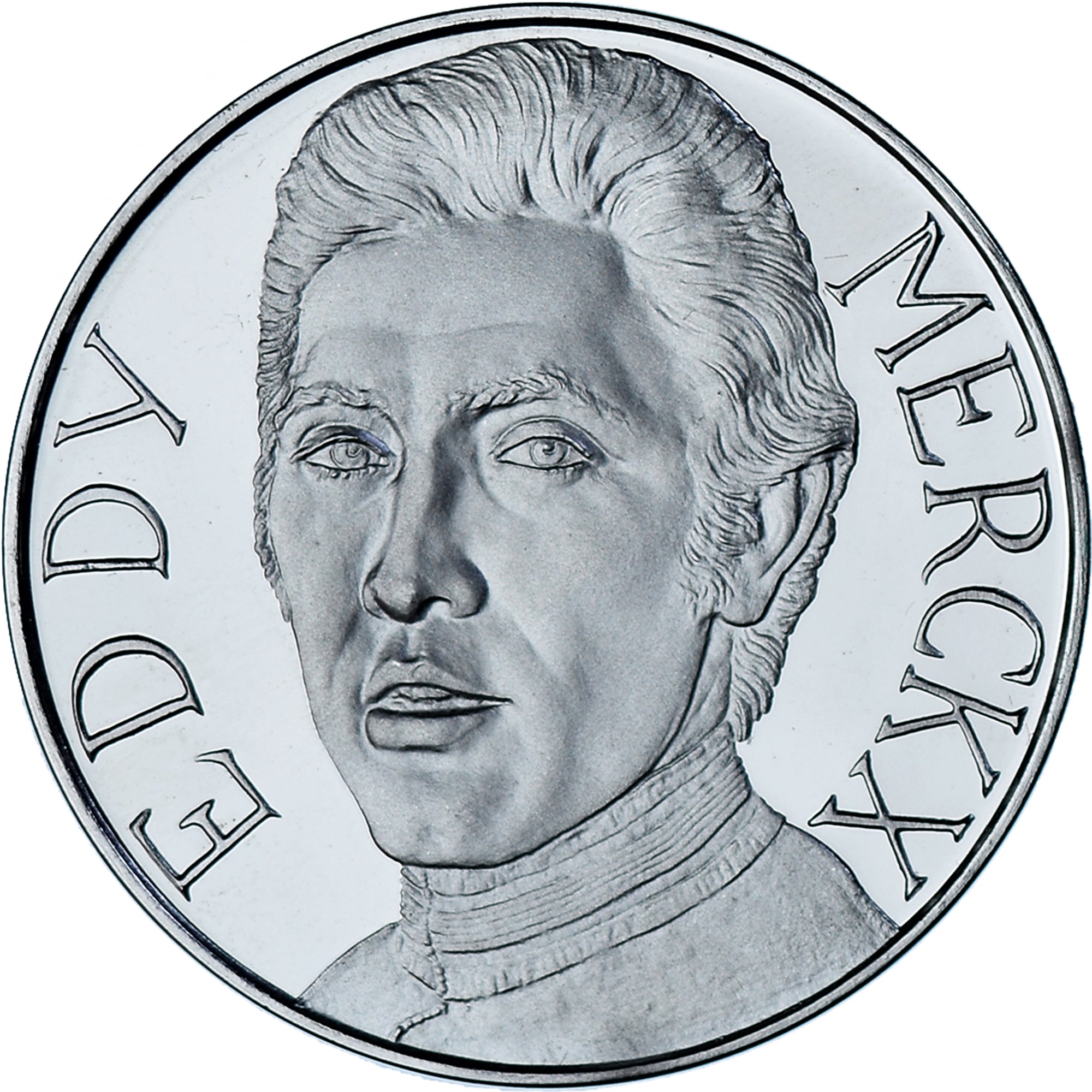 Belgium, Medal, Eddy Merckk, Sports & leisure, 1990, Cyclisme, MS(60-62), Silver