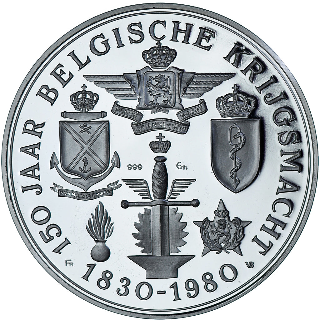 België, Medaille, 150 jaar Belgische Krijgsmacht, WAR, 1980, Bataille