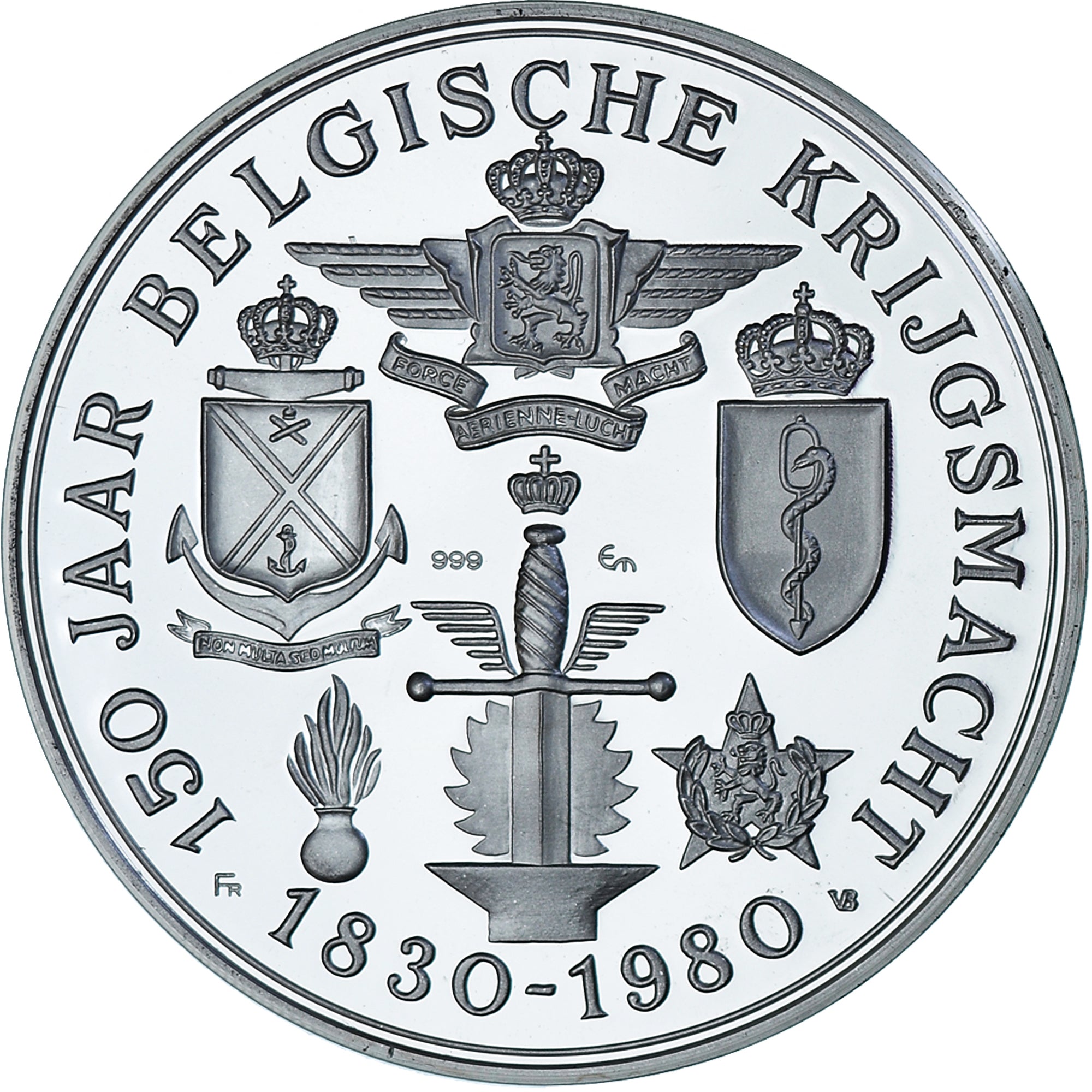 Belgique, Médaille, 150 jaar Belgische Krijgsmacht, WAR, 1980, Expédition à