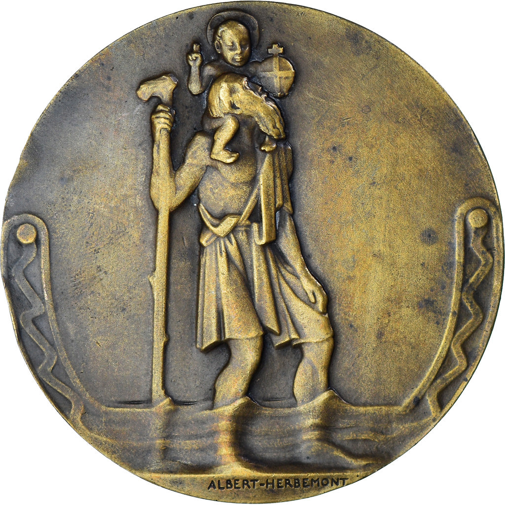 France, Medal, Le saint - Passage biblique, Religions & beliefs, Albert