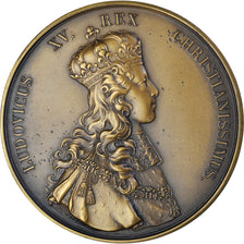 Francia, medaglia, Ludovicus XV Rex - Louis XV, History, Vivier, SPL-, Bronzo