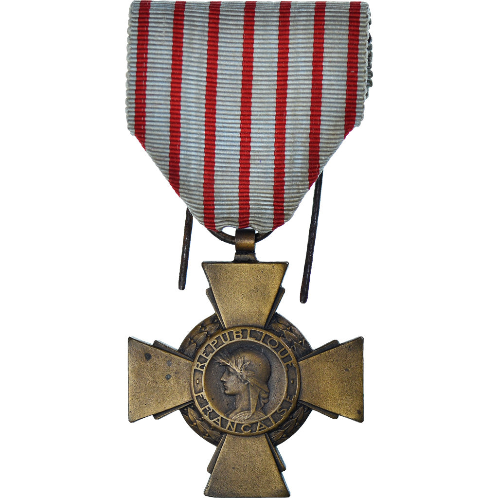 France, Croix du Combattant, WAR, Medal, Good Quality, Bronze, 36