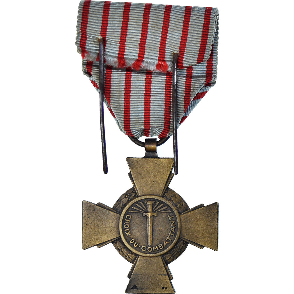 France, Croix du Combattant, WAR, Medal, Good Quality, Bronze, 36
