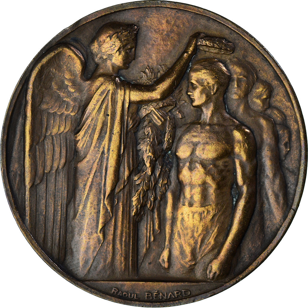 France, Medal, VIIIe Olympiades de Paris, Sports & leisure, 1924, Benard