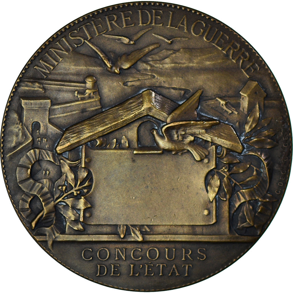 Francia, medalla, Government of National Defense, Sports & leisure, 1871, EBC+