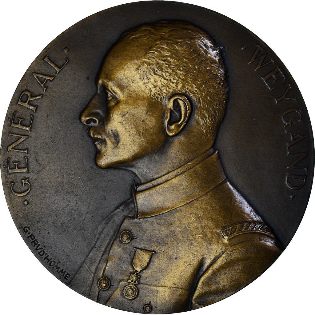 France, Medal, Général Weygand, Commandant des Armées, Politics, Society