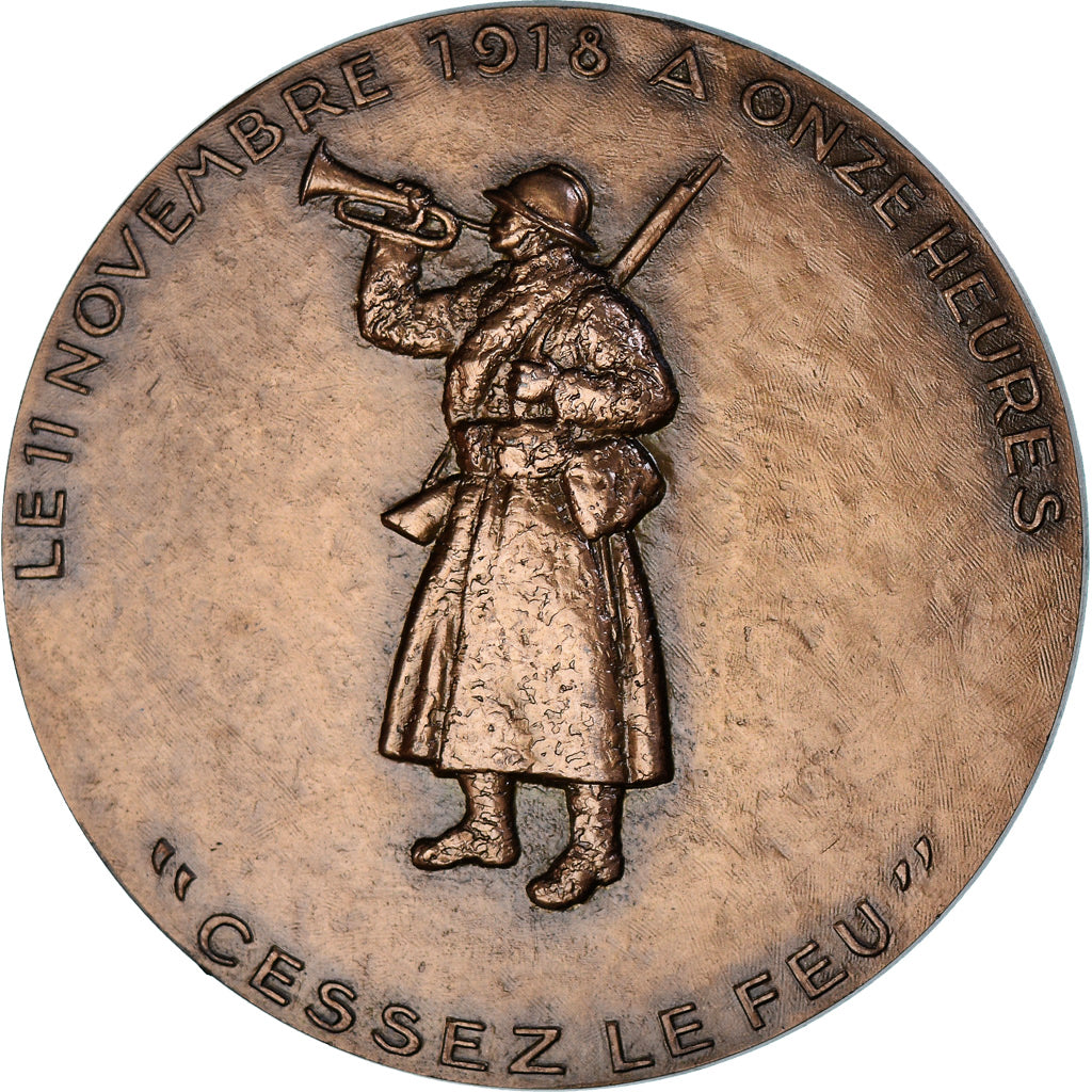 França, medalha, Quinta República Francesa, Cinquantenaire de l'armistice de