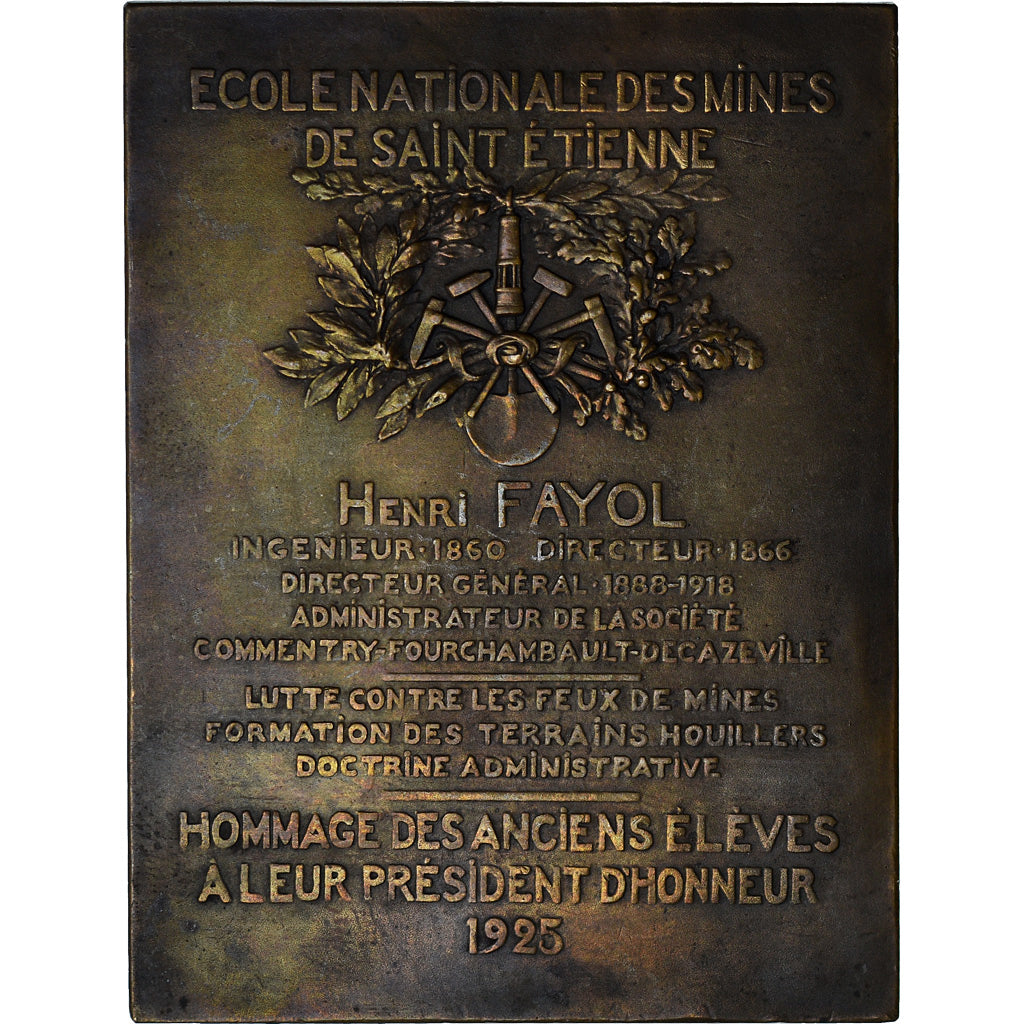 Frankrijk, Medaille, Henri Fayol - Ecole Nationale des Mines de Saint Etienne