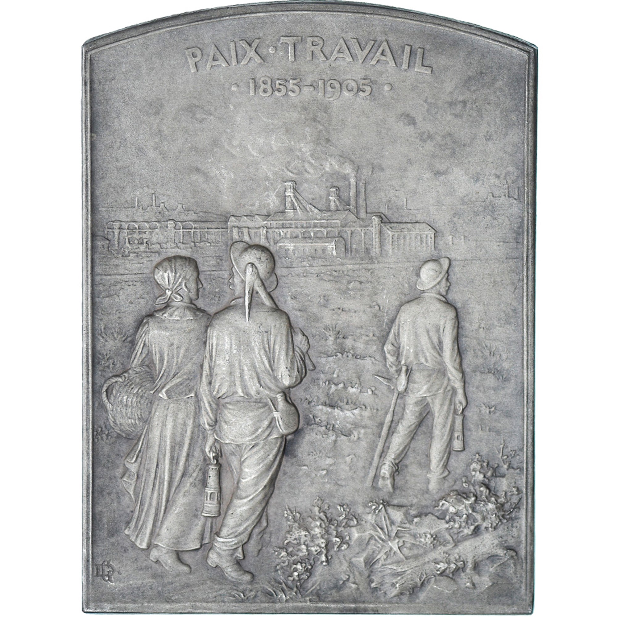 France, Medal, Cinquantenaire des Mines de Bruay, H. Marmottan, 1905, Dupré