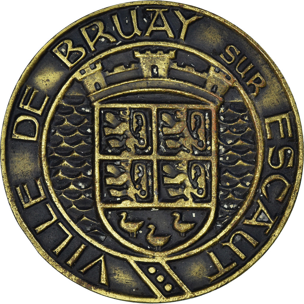 Francia, medalla, Ville de Bruay sur Escaut - Mines, Business & industry, MBC+