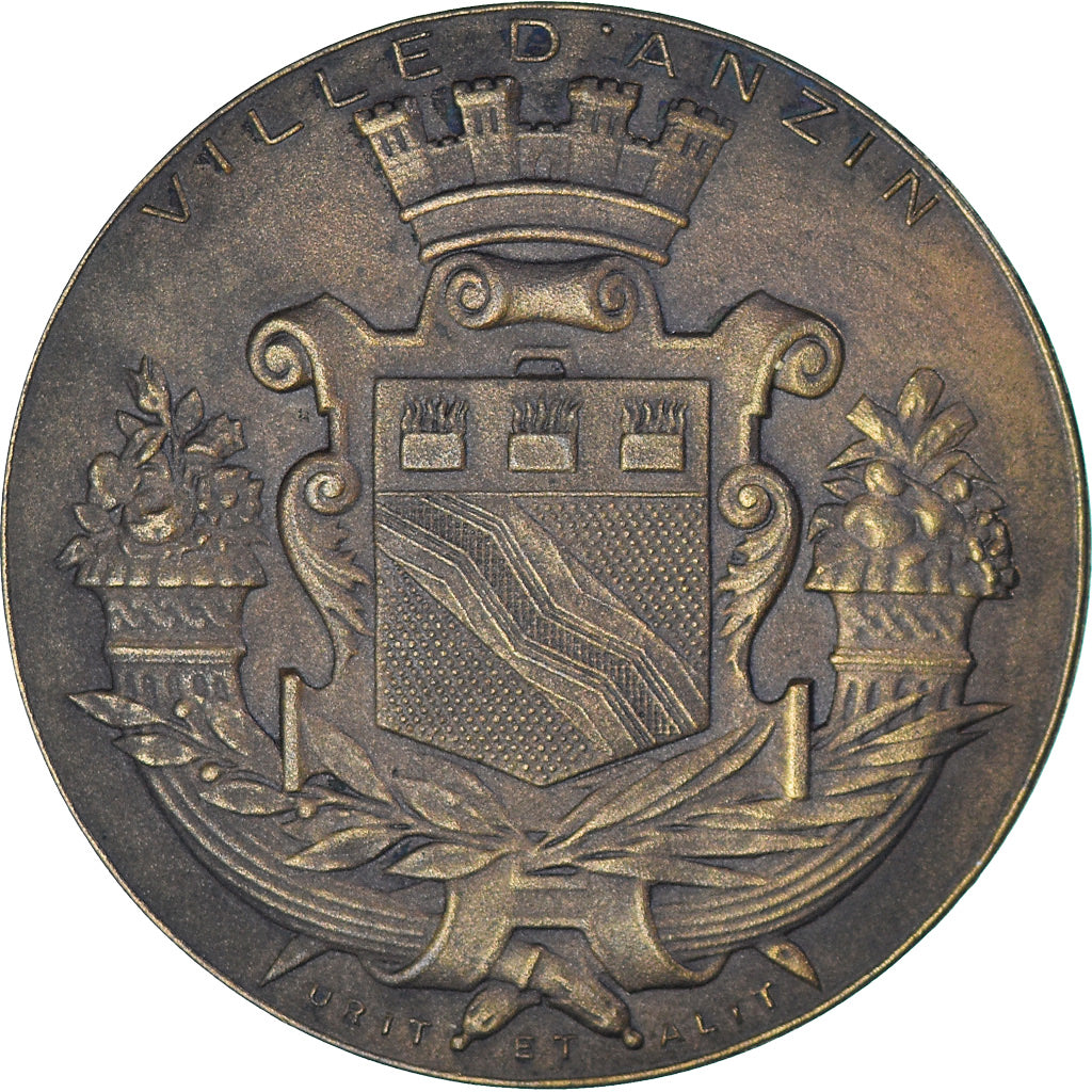 Francia, medaglia, Ville d'Anzin, 1966, SPL-, Bronzo