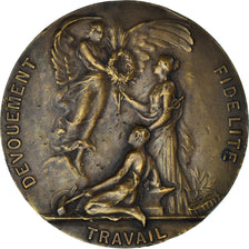 France, Medal, Devouement - Fidélité - Travail - Les Mines d'Ostricourt