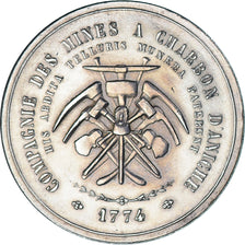 France, Médaille, Compagnie des Mines à Charbon d'Aniche, 1774, Daniel Dupuis