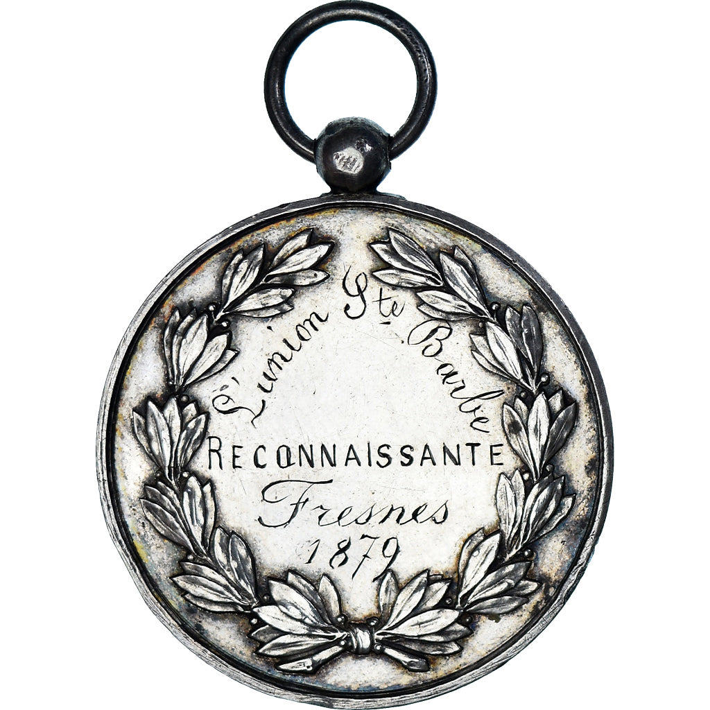 France, Médaille, Republique Francaise - S'union Sainte Barbe - Reconnaissante