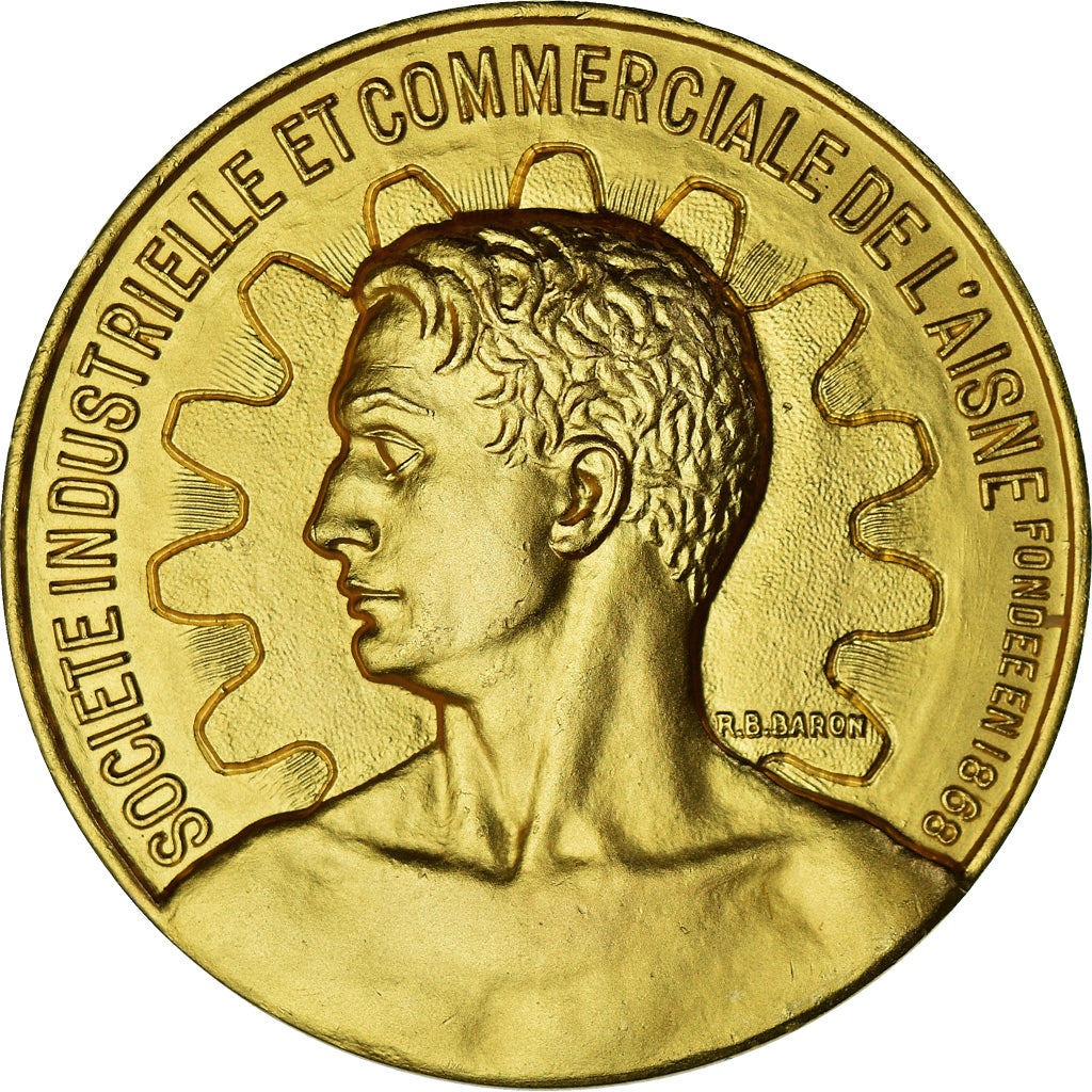 Frankrijk, Medaille, French Fifth Republic, Société Industrielle de l'Aisne