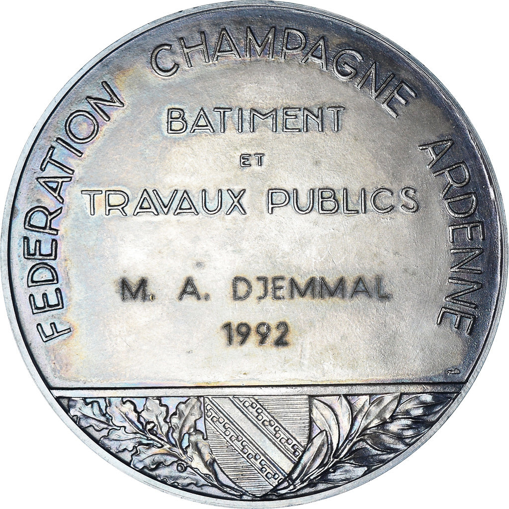 Frankreich, Medaille, French Fifth Republic, Federation Champagne Ardenne -