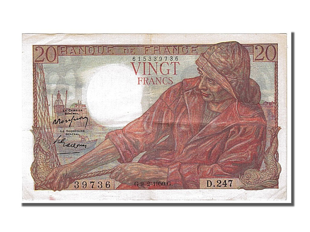 20 Francs type Pêcheur