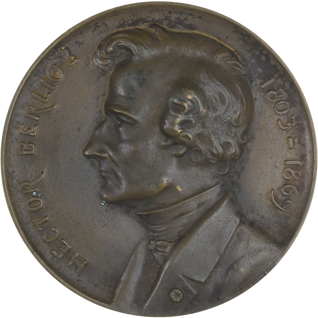 France, Medal, Hector Berlioz - centenaire - ville de Grenoble - Concours