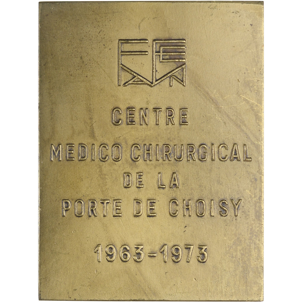 Frankrijk, Medaille, Centre Medico Chirurgical de la porte de Choisy, 1973, ZF+