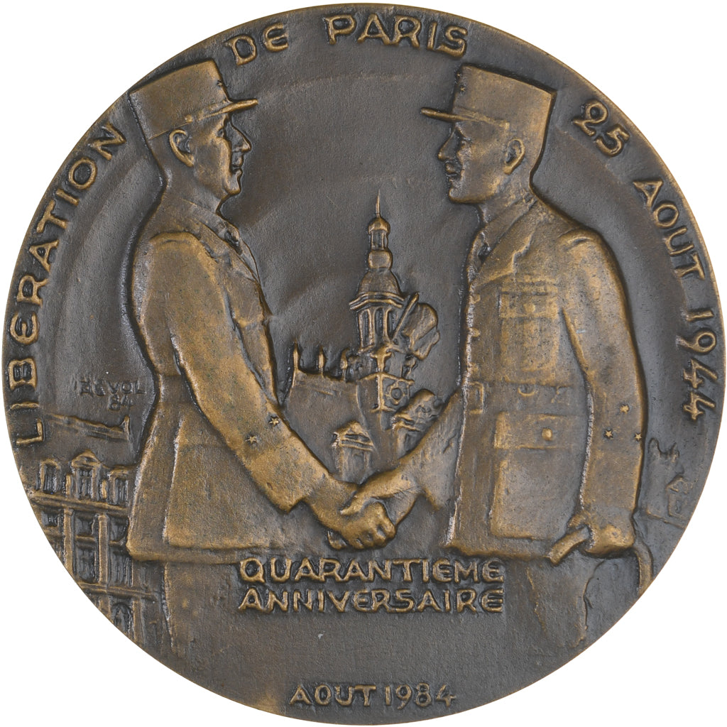 Frankrijk, Medaille, 40ème Anniversaire de la Libération de Paris, De Gaulle