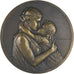 France, Médaille, Médaille de la famille - Enfants, TTB+, Bronze