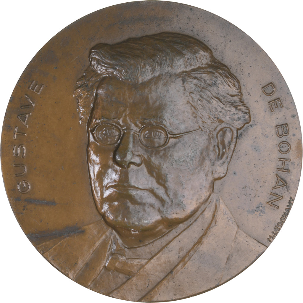 France, Medal, Gustave de Bohan, Champagne, 1977, Leognany, AU(55-58), Bronze