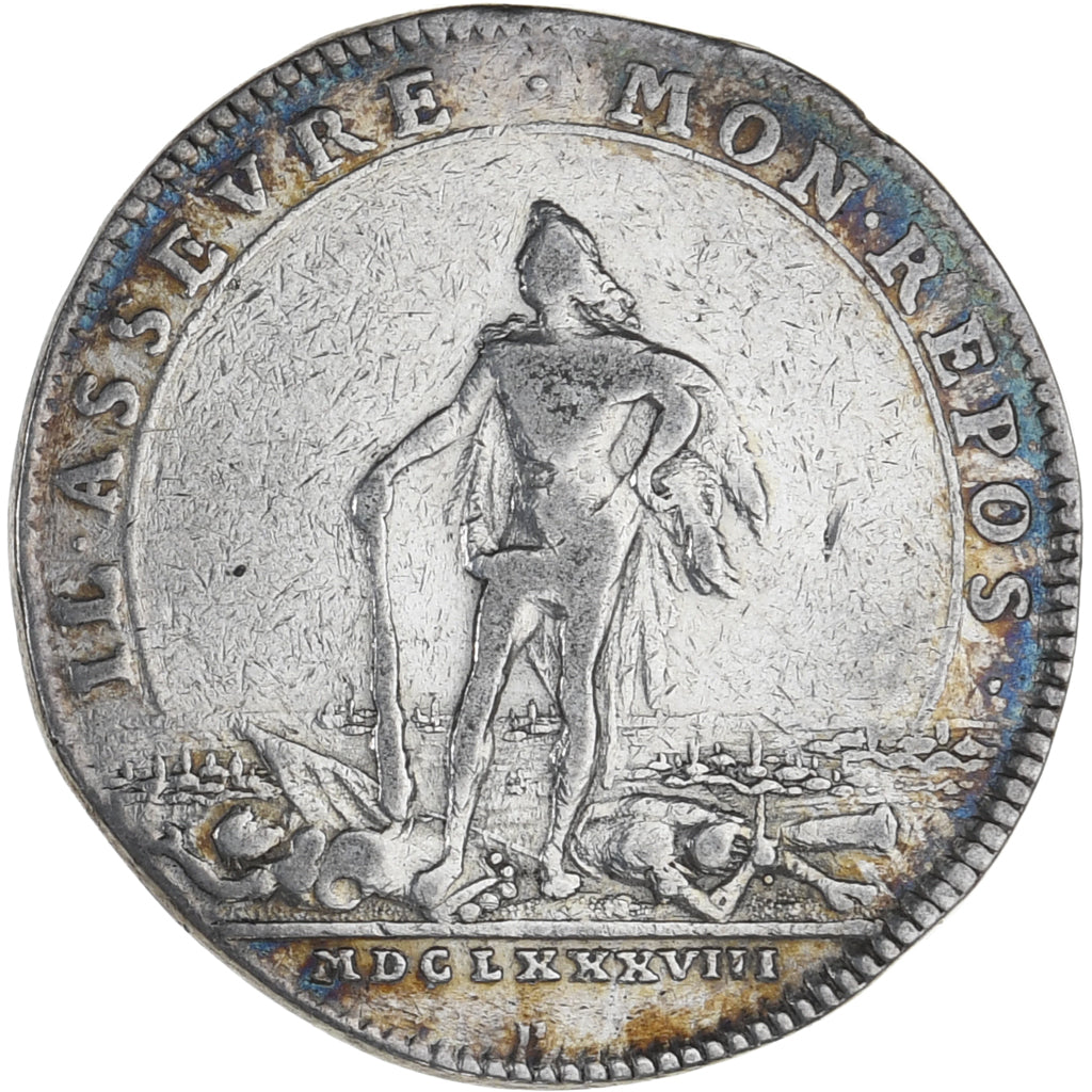 Frankreich, betaalpenning, Royal, États de Bourgogne, Louis XIV, 1688, SS