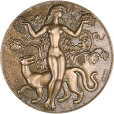 France, Medal, Bacchante, Arts & Culture, 1968, Georges Guiraud., AU(55-58)