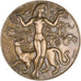 France, Medal, Bacchante, Arts & Culture, 1968, Georges Guiraud., AU(55-58)