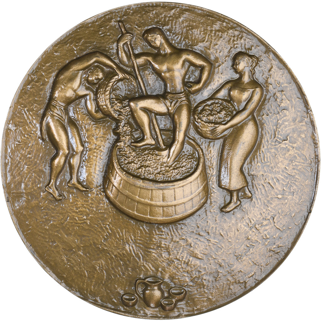 France, Medal, Bacchante, Arts & Culture, 1968, Georges Guiraud., AU(55-58)