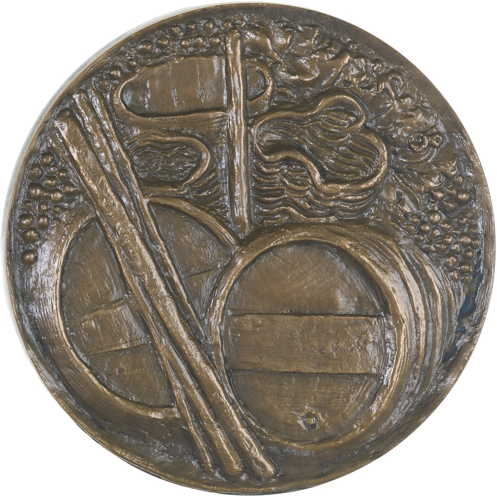 France, Medal, Le vin, Savin, AU(55-58), Bronze