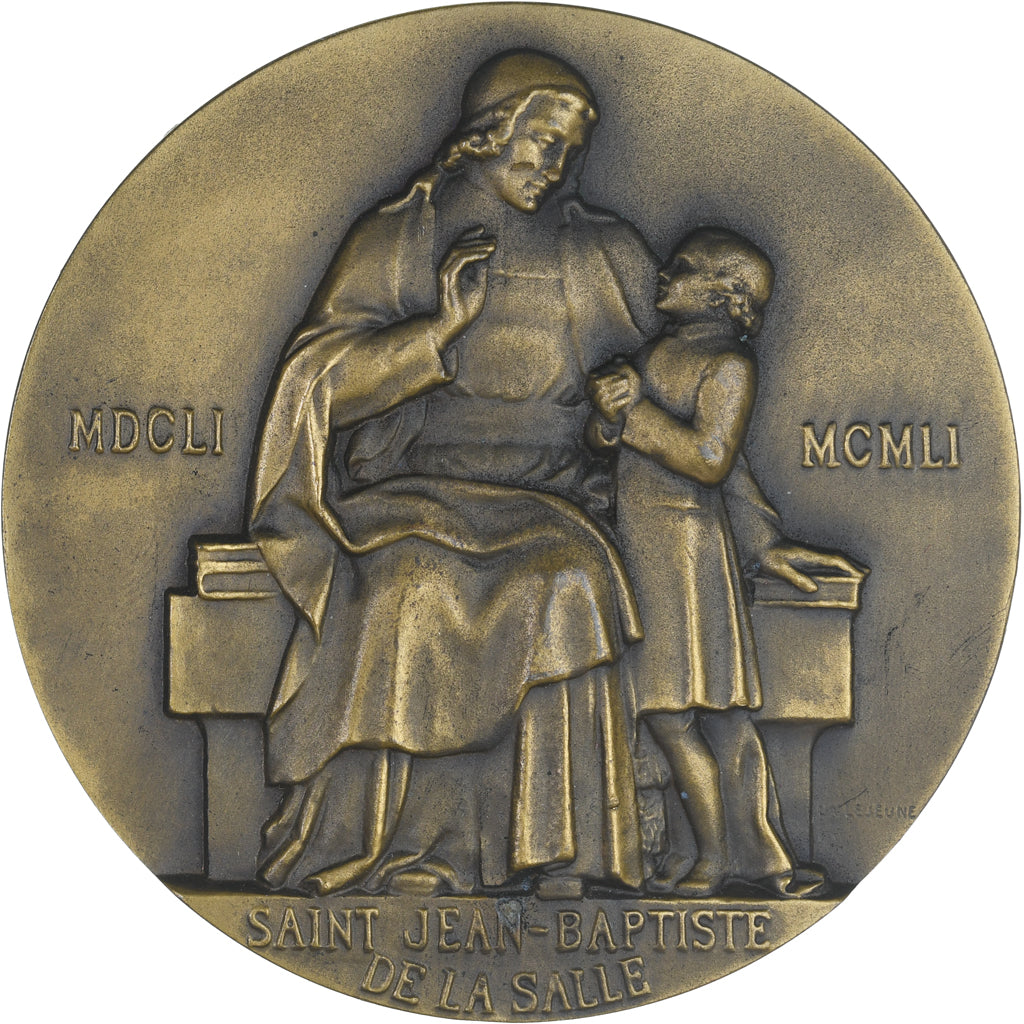 Frankreich, Medaille, Saint Jean-Baptiste De La Salle, Religions & beliefs