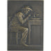 Francia, medaglia, J.H Fabre, Entomologiste, 1911, Patriarche, SPL, Bronzo