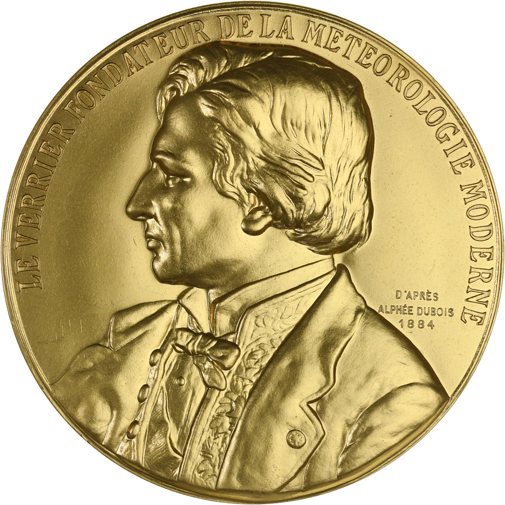 France, Medal, Le Verrier, Fondateur de la Météorologie Moderne, Sciences &
