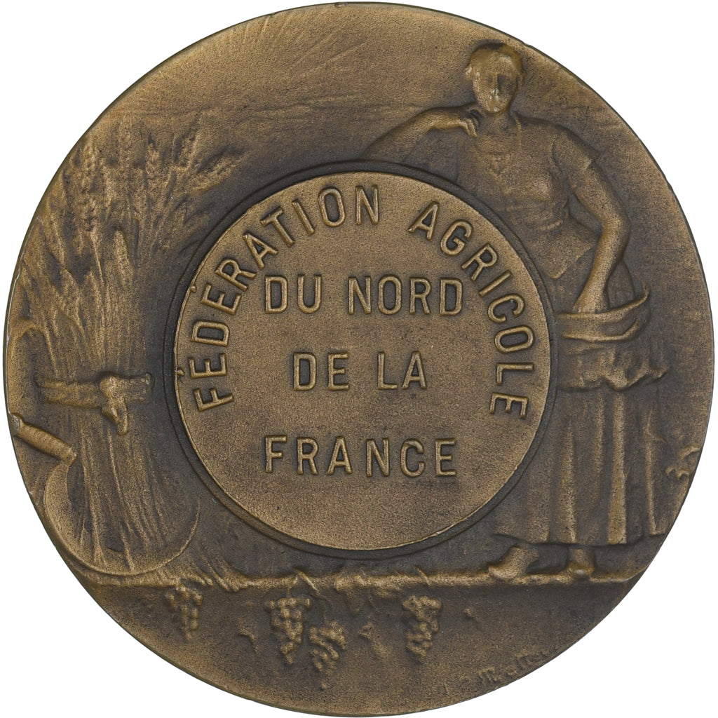 Frankreich, Medaille, Fédération Agricole du Nord de la France, Mattei, UNZ